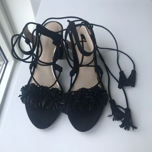 Zara Black Sandals